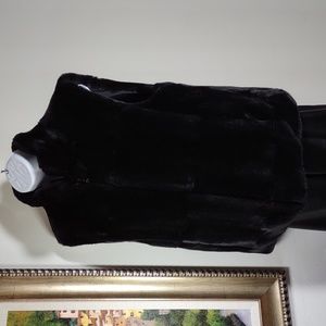 Giacca Reversible Faux Fur/PVC Vest